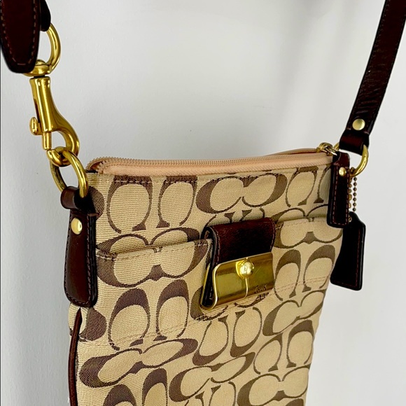 Coach Crossbody Bag with CC Fabric - Picture 3 of 6
